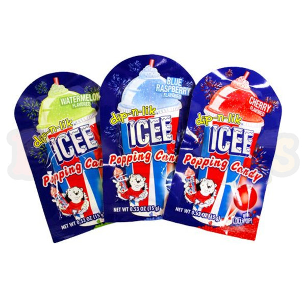 Kokos Icee Dip N Lik Lollipop With Popping Candy 15g Chinese Boss Exotics 0943