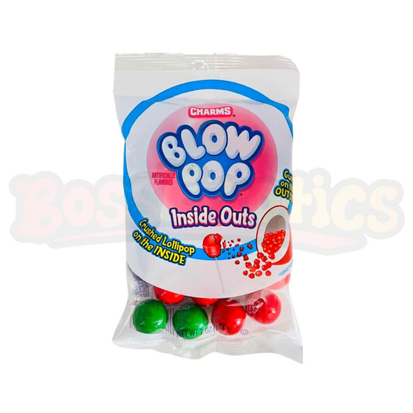 Charms Blow Pop Inside Outs Gumballs Peg Bag (198g): Canadian – Boss ...