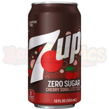 7UP Cherry Zero Sugar (355ml): American