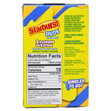 Starburst Duos Blueberry Lemon Singles To Go- Zero Sugar (28.3g): American