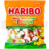 Haribo Mini Rainbow Frogs Gummy Candy (142g): Germany