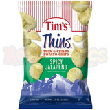 Tims Thins Spicy Jalapeno Potato Chips (212.6g): American